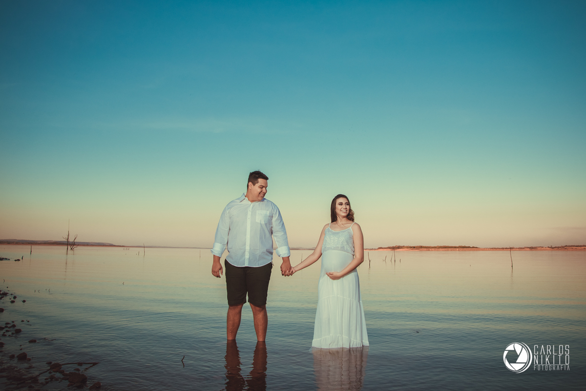 Ensaio Camila e Wisney a espera do Theo , por Carlos Nikito fotografia