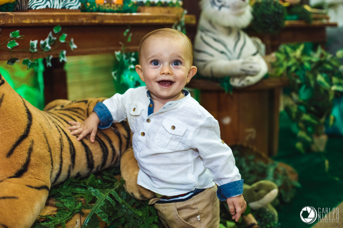 Aniversário de 01 ano do João Pedro realizado em Itumbiara Goiás fotografado por Carlos Nikito