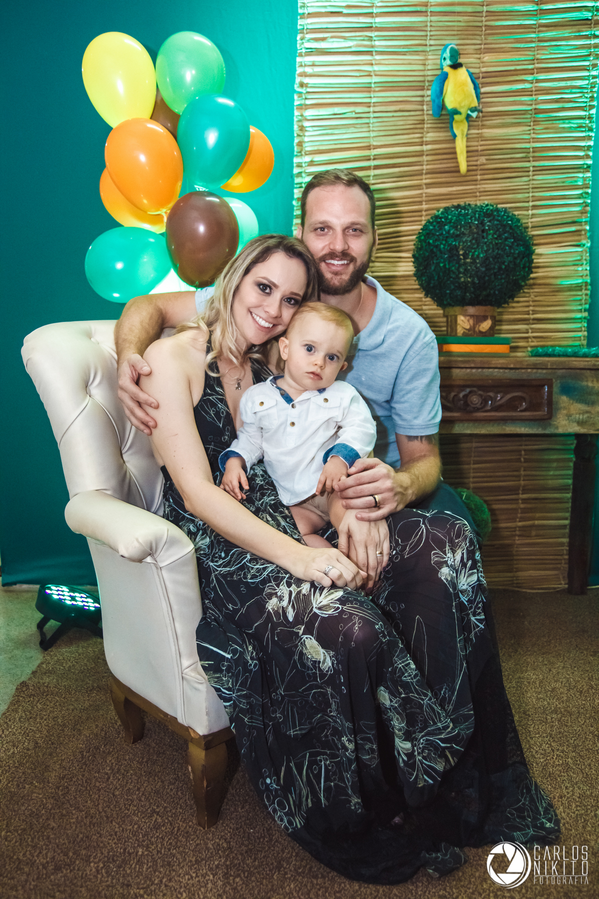 Aniversário de 01 ano do João Pedro realizado em Itumbiara Goiás fotografado por Carlos Nikito