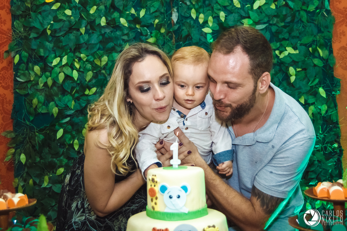 Aniversário de 01 ano do João Pedro realizado em Itumbiara Goiás fotografado por Carlos Nikito