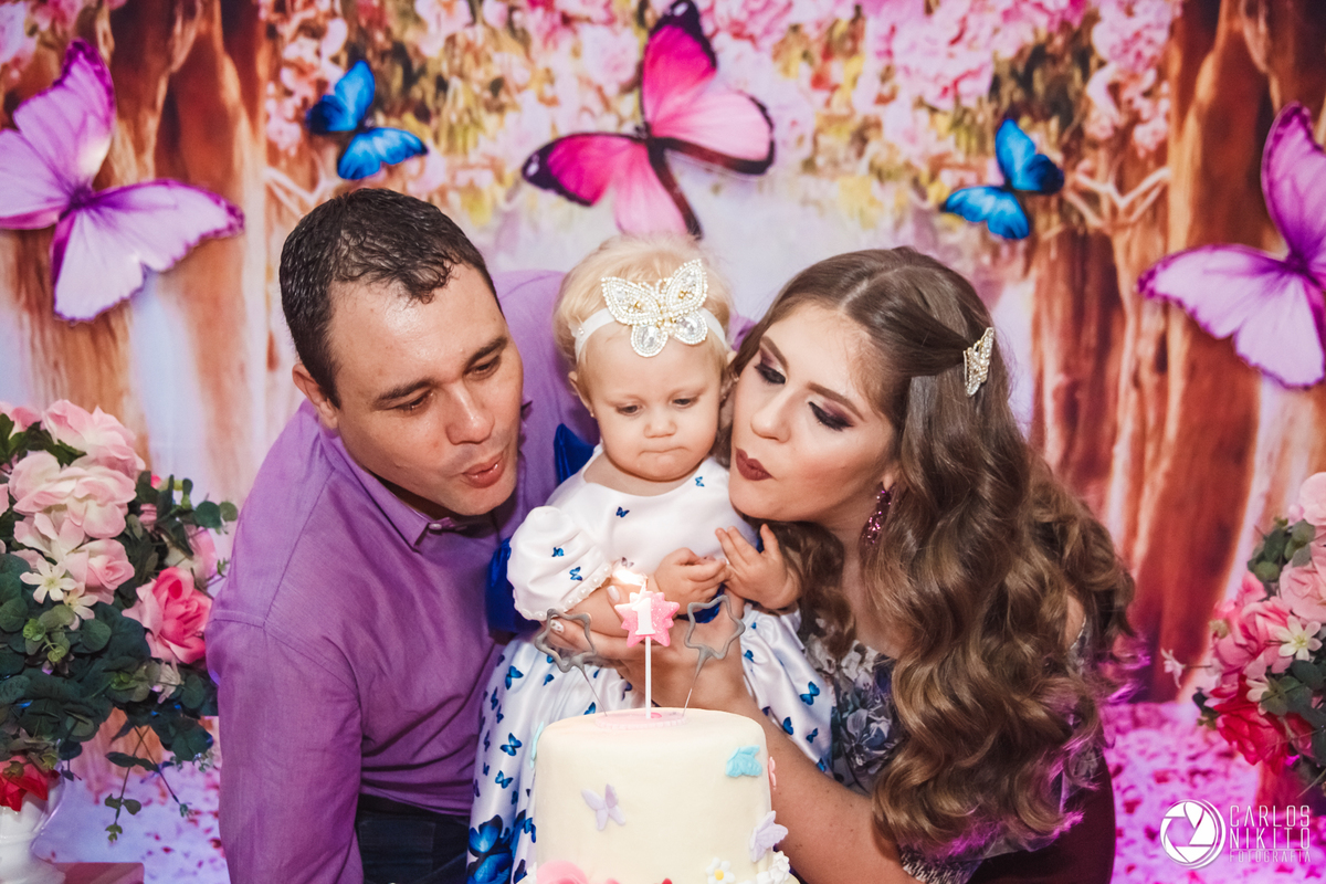 Aniversário de 01 ano da Sophia realizado em Itumbiara Goiás fotografado por Carlos Nikito