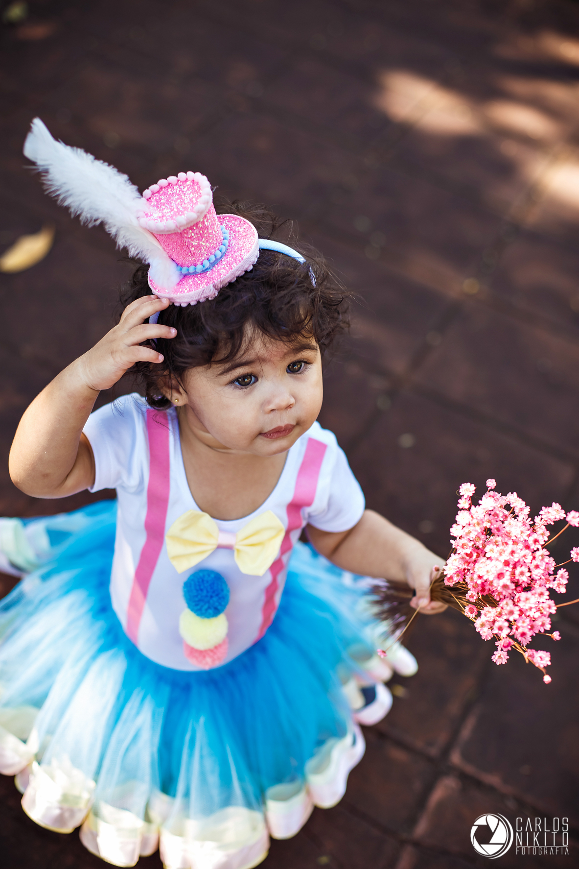 Sessão infantil da Helena realizado em Itumbiara Goias fotografado por Carlos Nikito