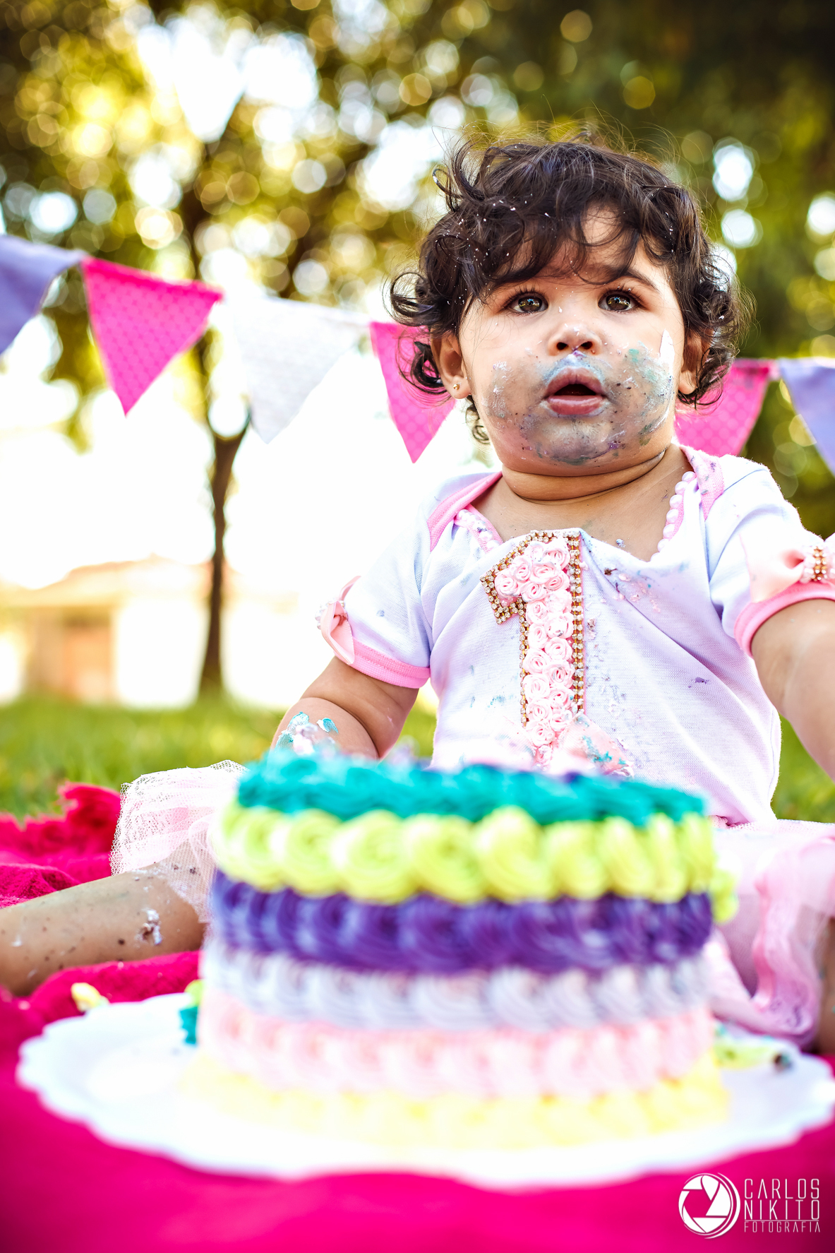 Sessão infantil da Helena realizado em Itumbiara Goias fotografado por Carlos Nikito