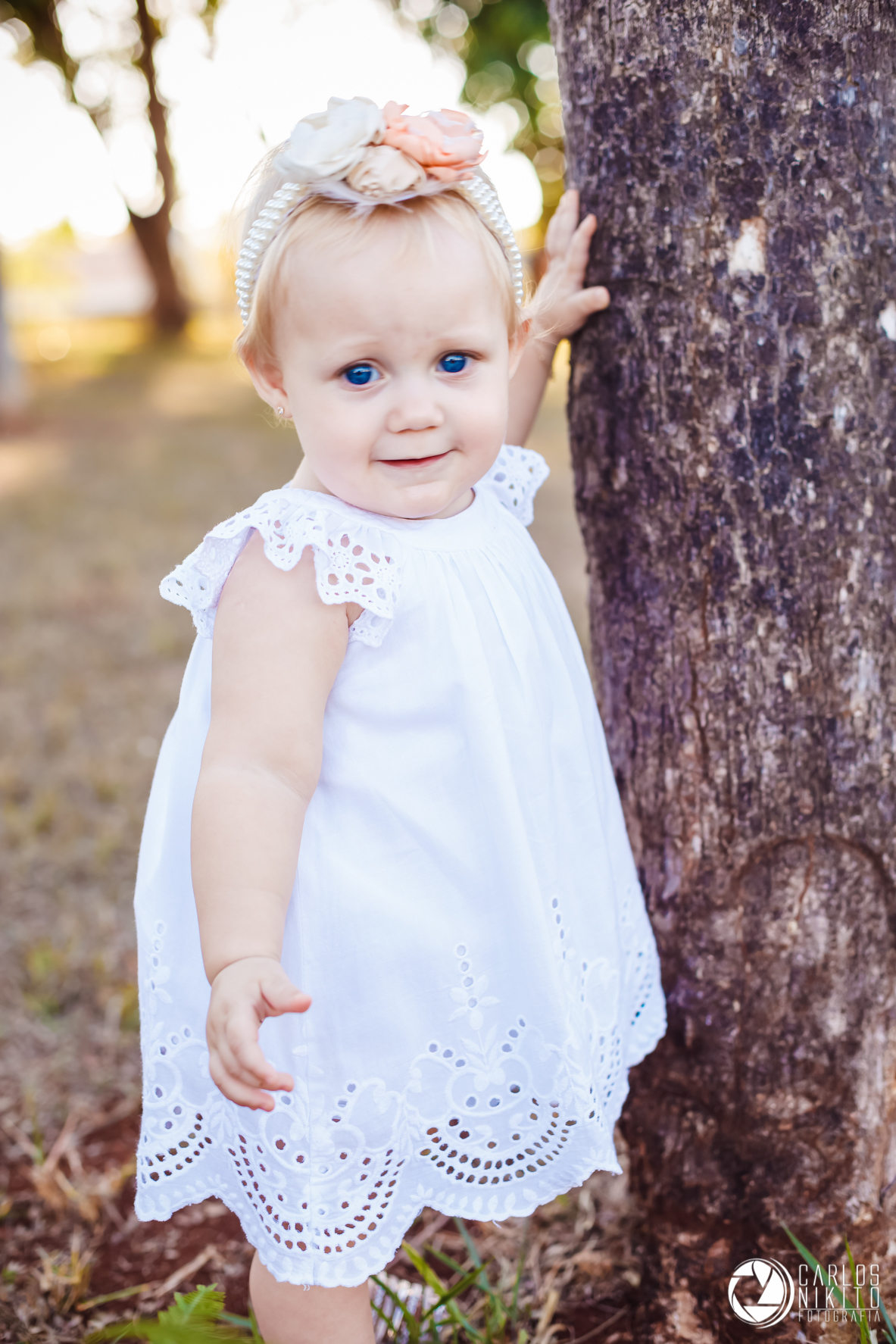 Sessão infantil da Sophia de 01 ano realizado em Itumbiara Goias fotografado por Carlos Nikito
