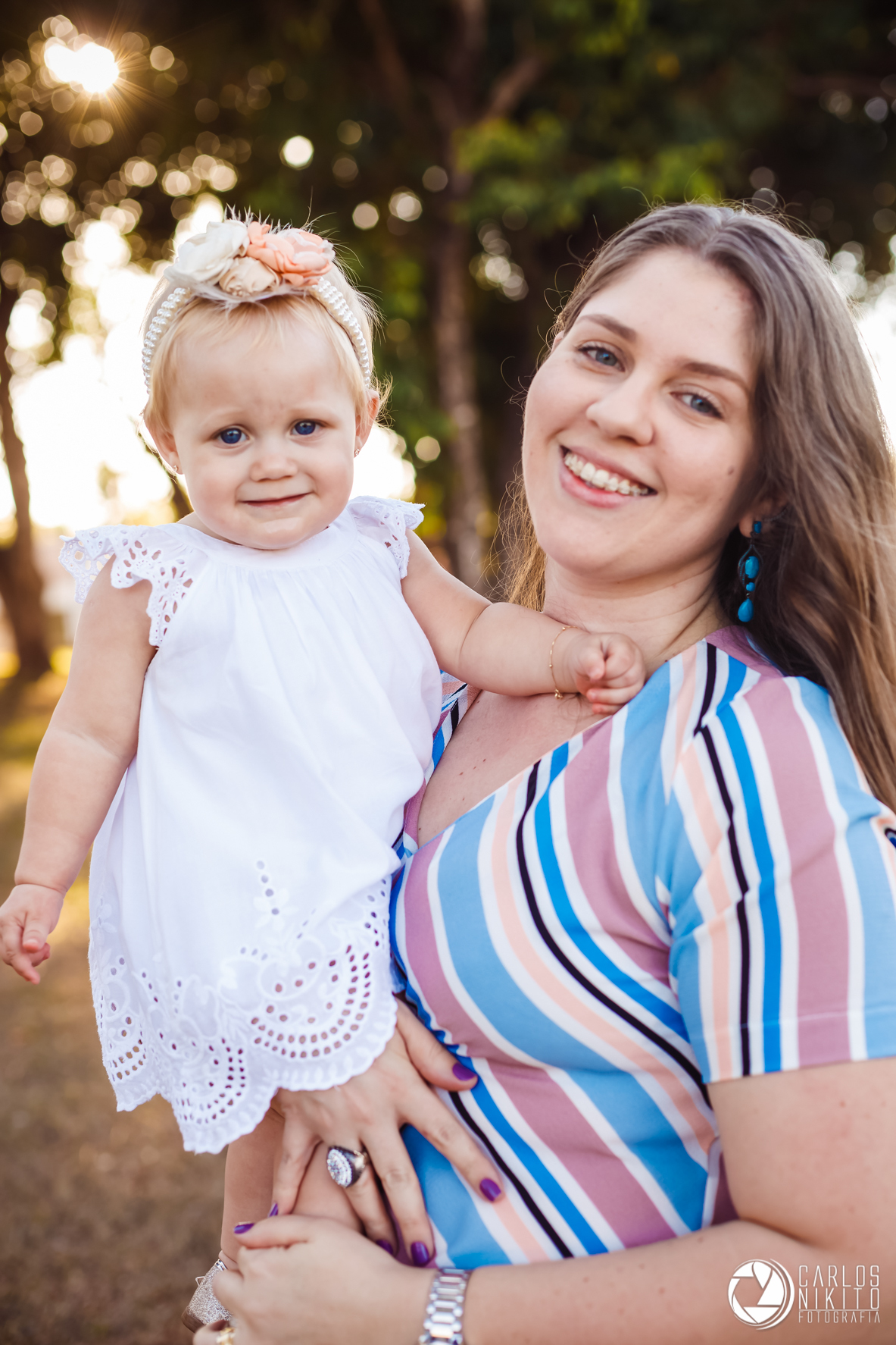 Sessão infantil da Sophia de 01 ano realizado em Itumbiara Goias fotografado por Carlos Nikito