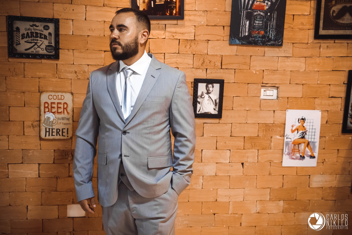 Casamento Paula e Gesmar realizado em Itumbiara Goias fotografado por Carlos Nikito. Bolshoi Barbearia