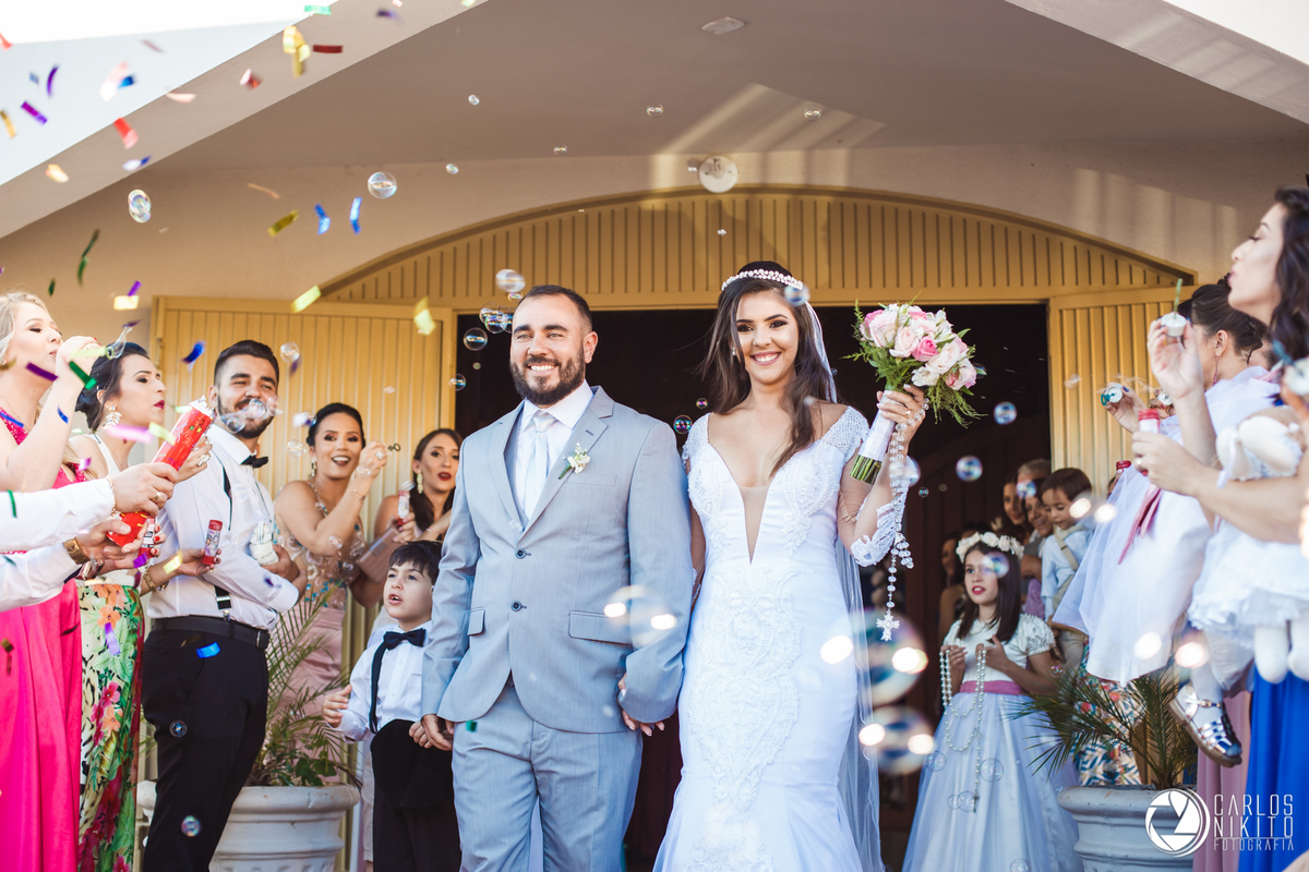 Casamento Paula e Gesmar realizado em Itumbiara Goias fotografado por Carlos Nikito