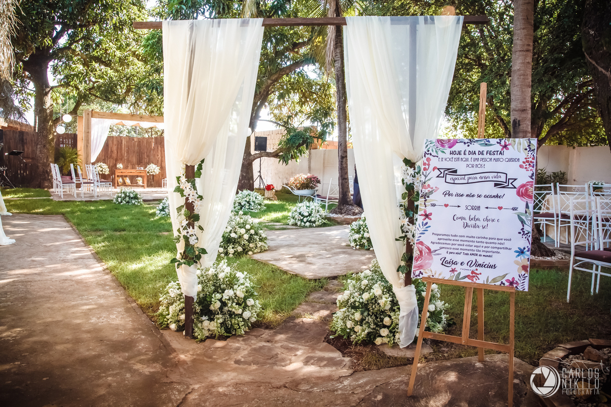 Casamento Laísa e Vinicius realizado em Itumbiara Goias fotografado por Carlos Nikito