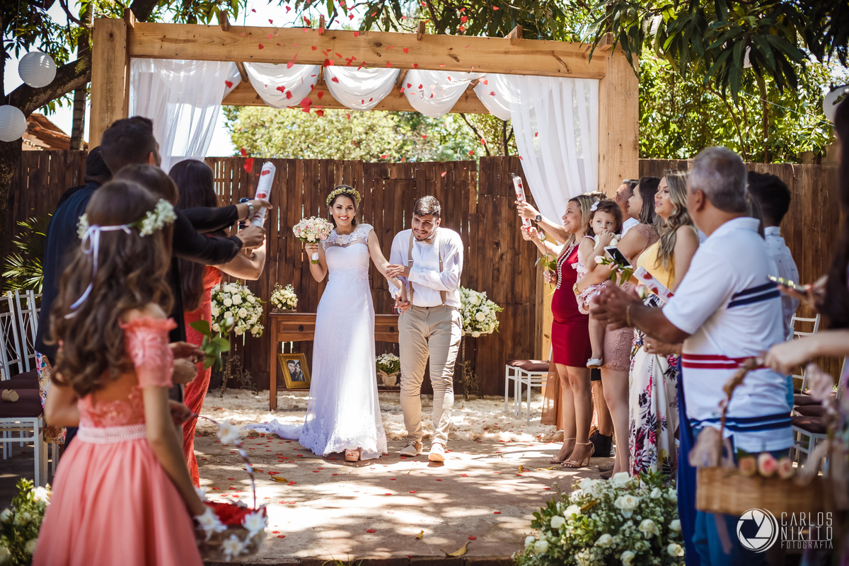 Casamento Laísa e Vinicius realizado em Itumbiara Goias fotografado por Carlos Nikito