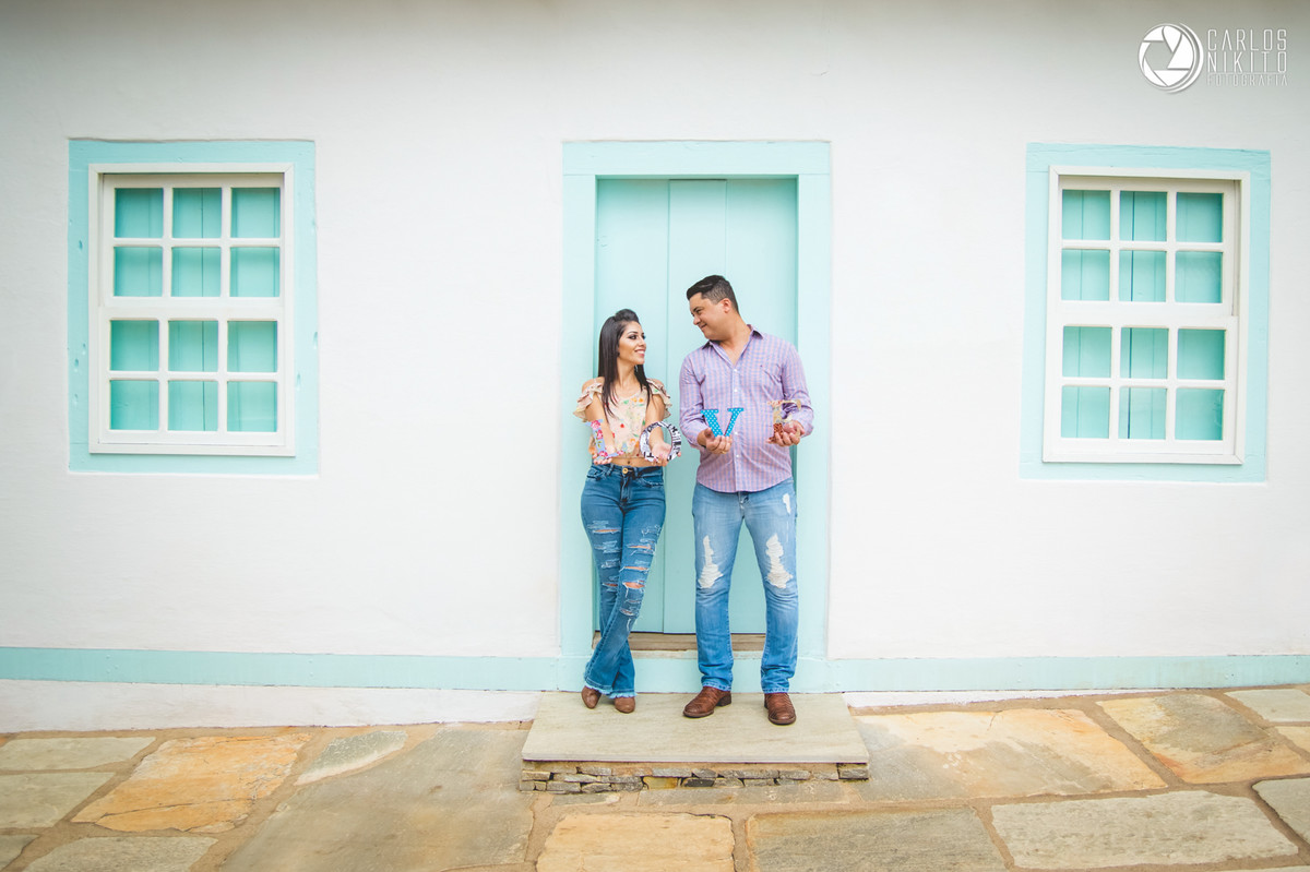 Ensaio pre casamento de Gislaine e Welton em Pirenópolis fotografado por Carlos Nikito