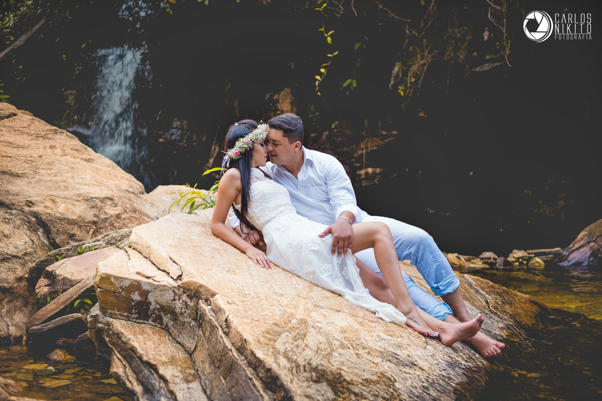 Ensaio pre casamento de Gislaine e Welton em Pirenópolis fotografado por Carlos Nikito