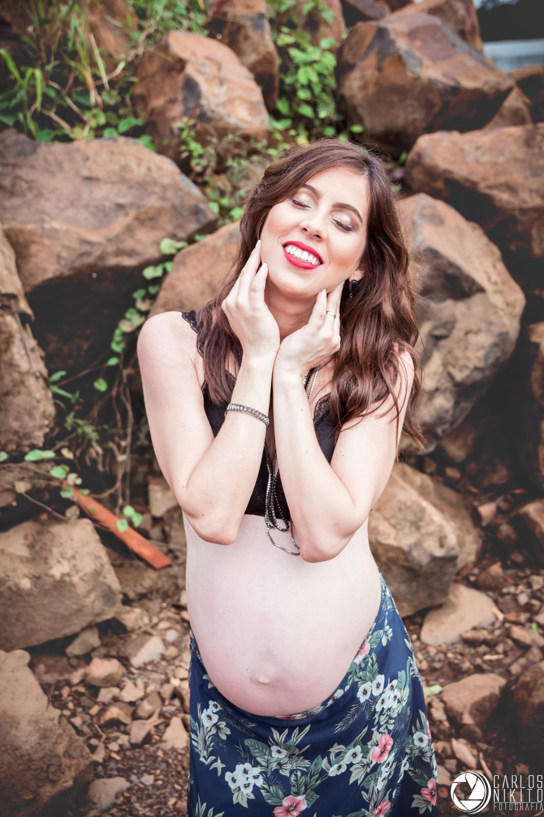 Ensaio de gestante da Jaine e familia realizado em Itumbiara por Carlos Nikito Fotografia