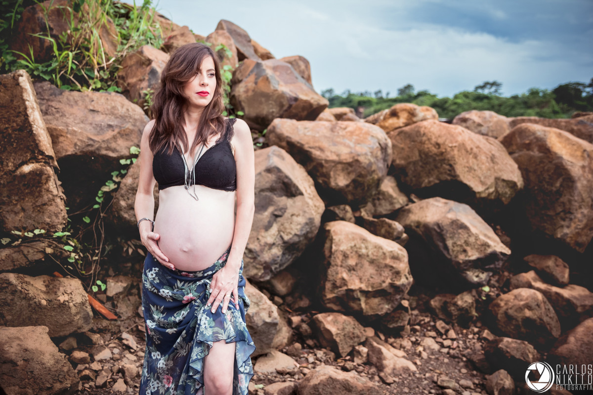 Ensaio de gestante da Jaine e familia realizado em Itumbiara por Carlos Nikito Fotografia