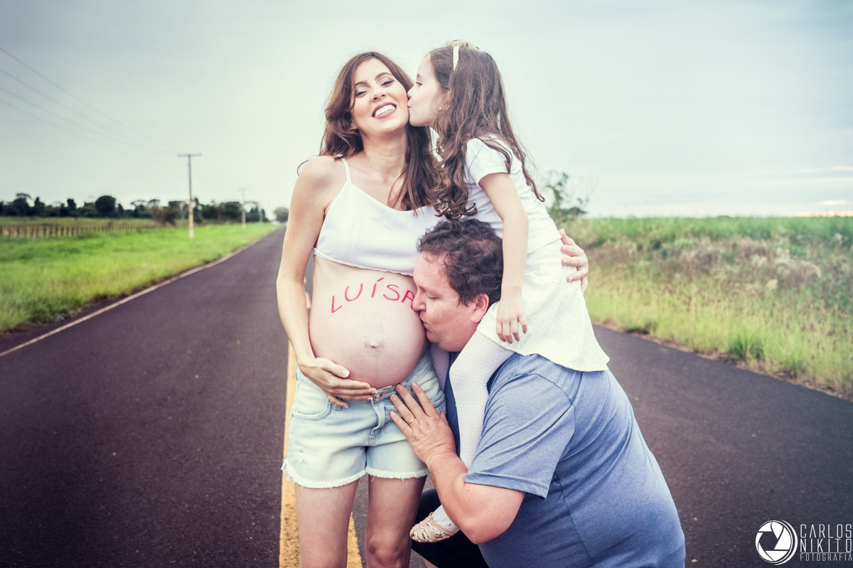 Ensaio de gestante da Jaine e familia realizado em Itumbiara por Carlos Nikito Fotografia