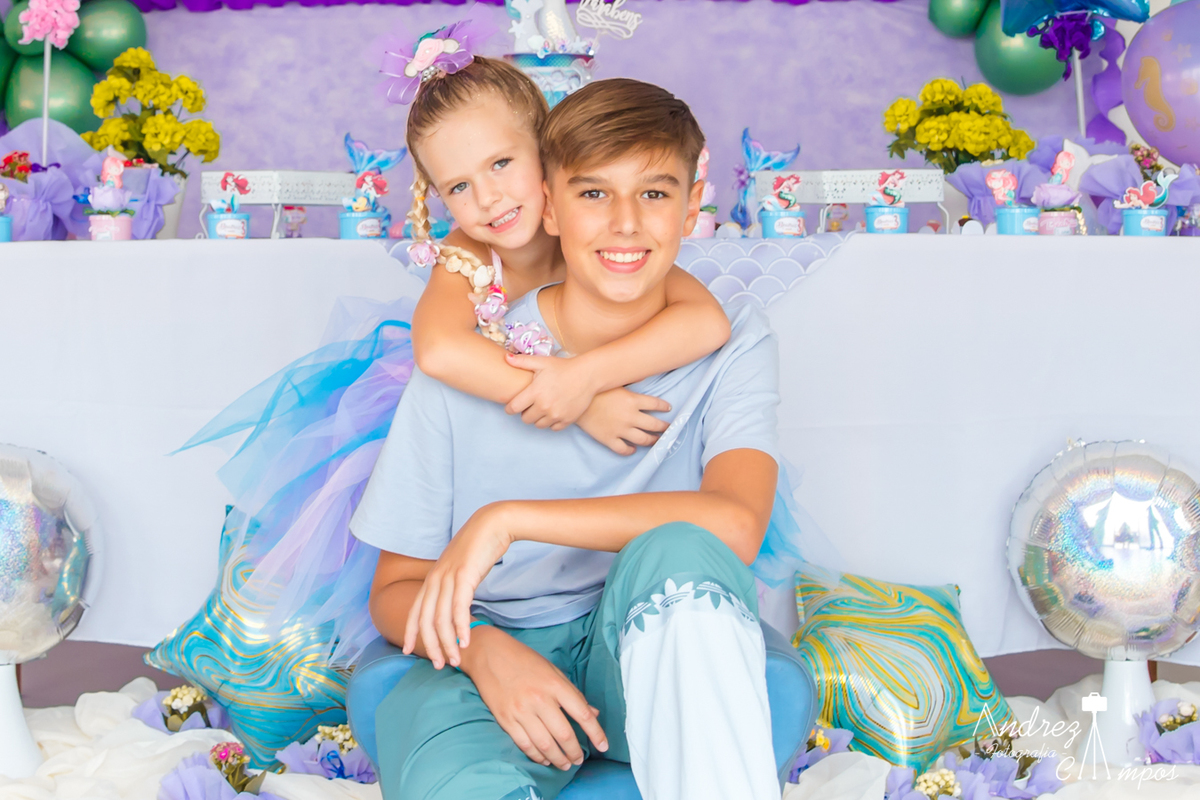 aniversario a pequena sereia