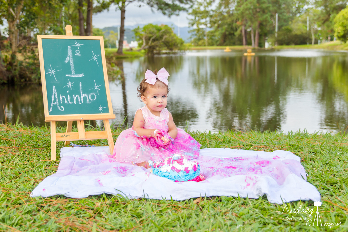 ensaio smash the cake floripa