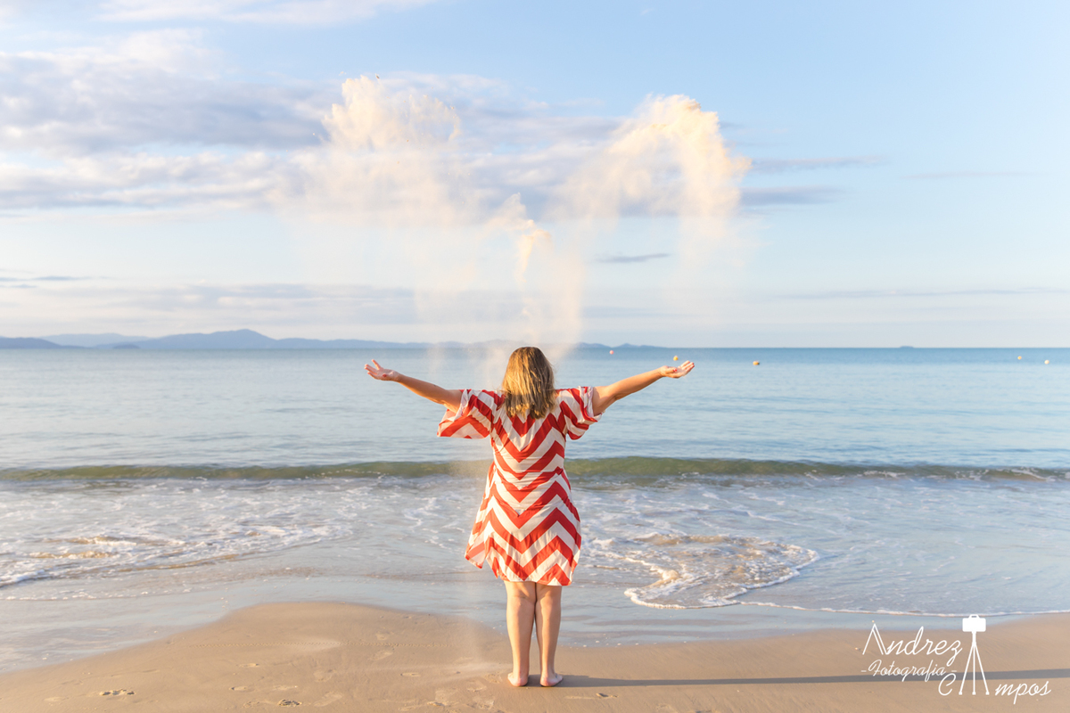 ensaio feminino praia