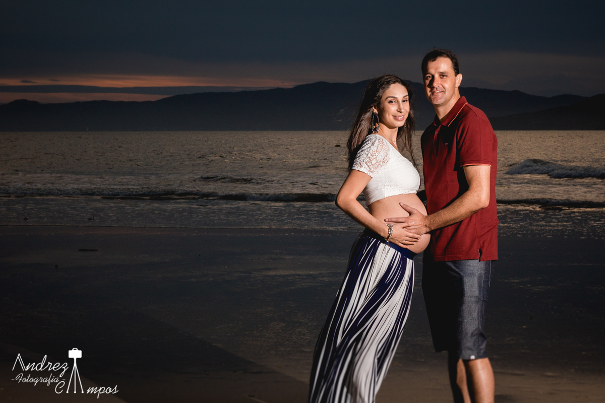 ensaio gestante por do sol