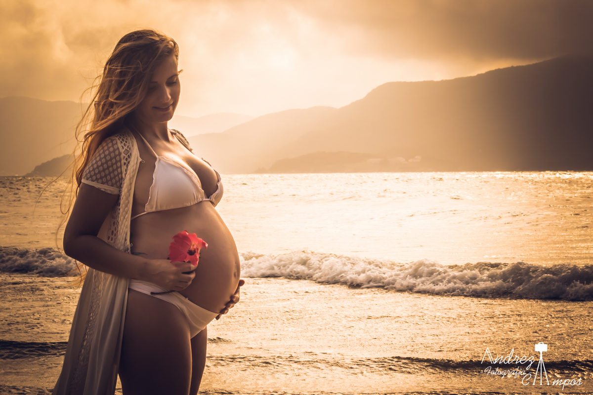 Ensaio Gestante nascer do sol