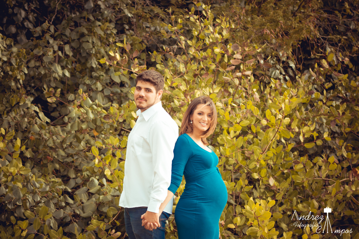 ensaio gestante campo