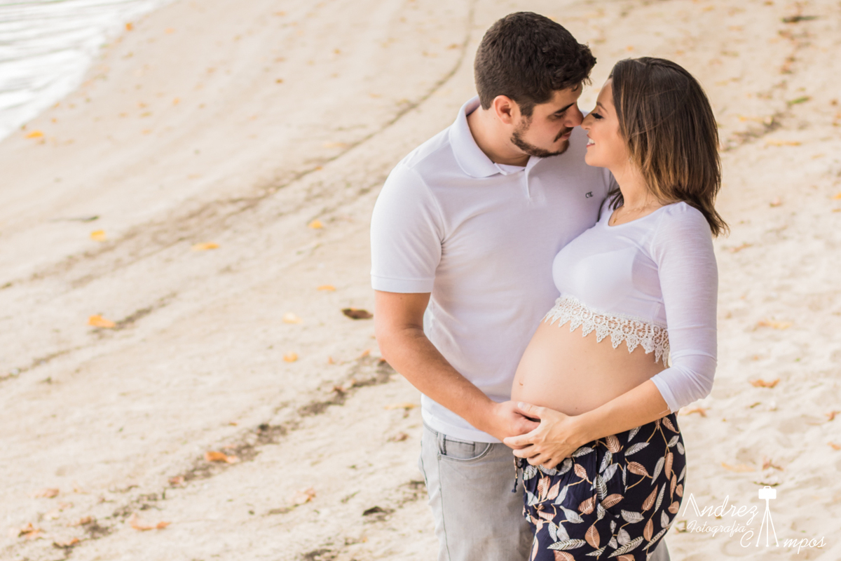 ensaio gravidez praia