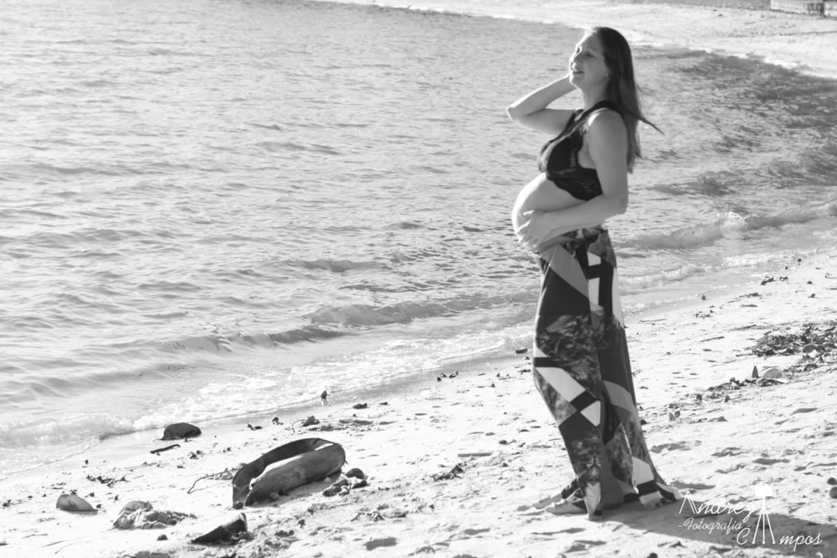 ensaio gestante areia