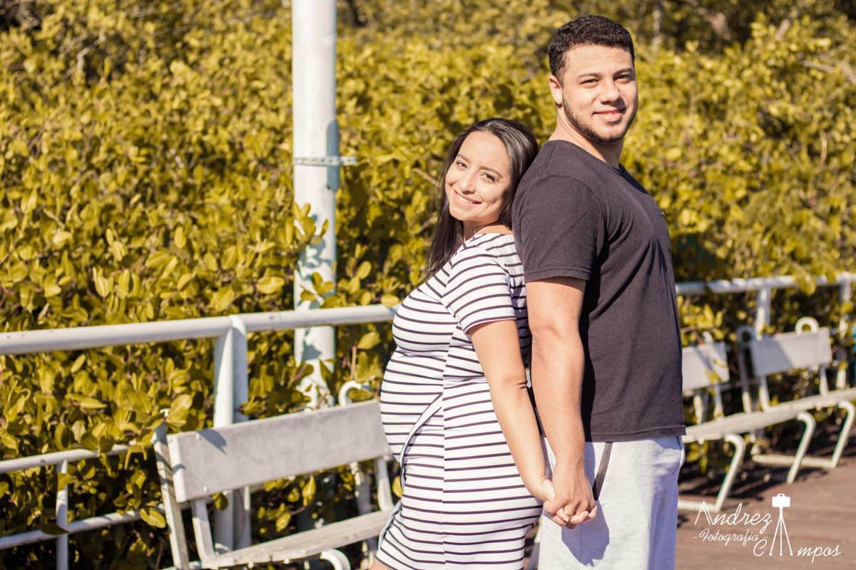 ensaio gestante campo