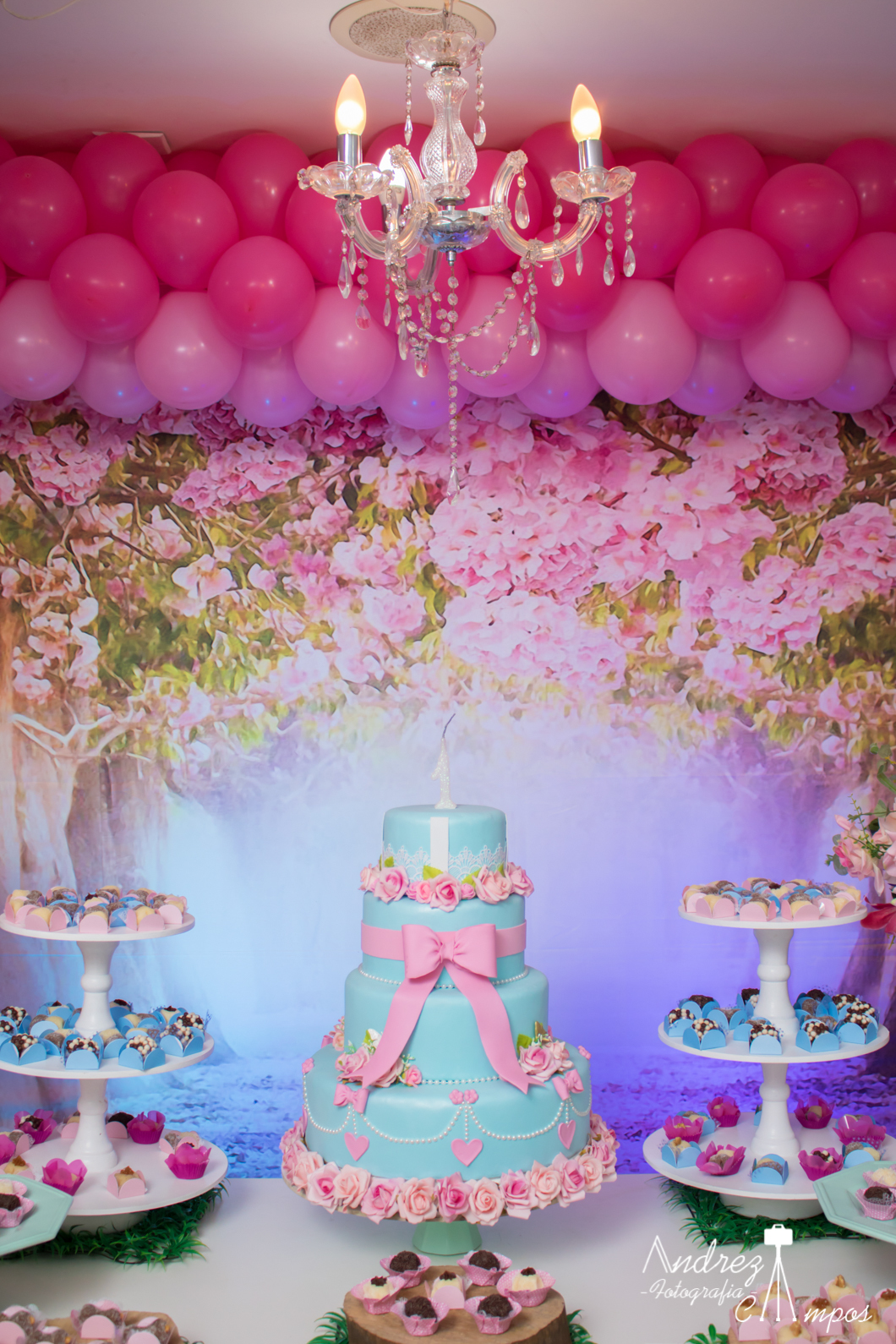 decoração floresta