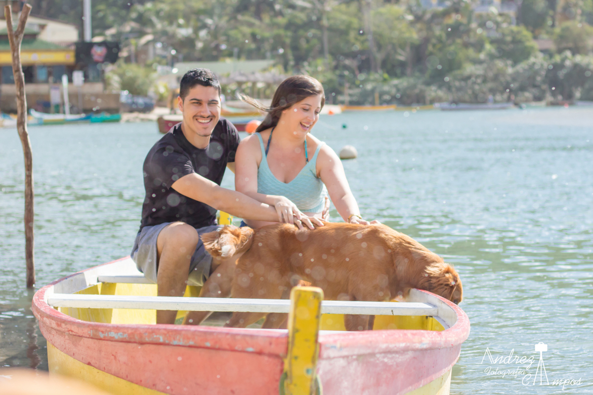 ensaio gestante divertido