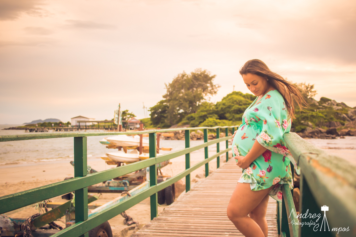 ensaio gestante praia da armação