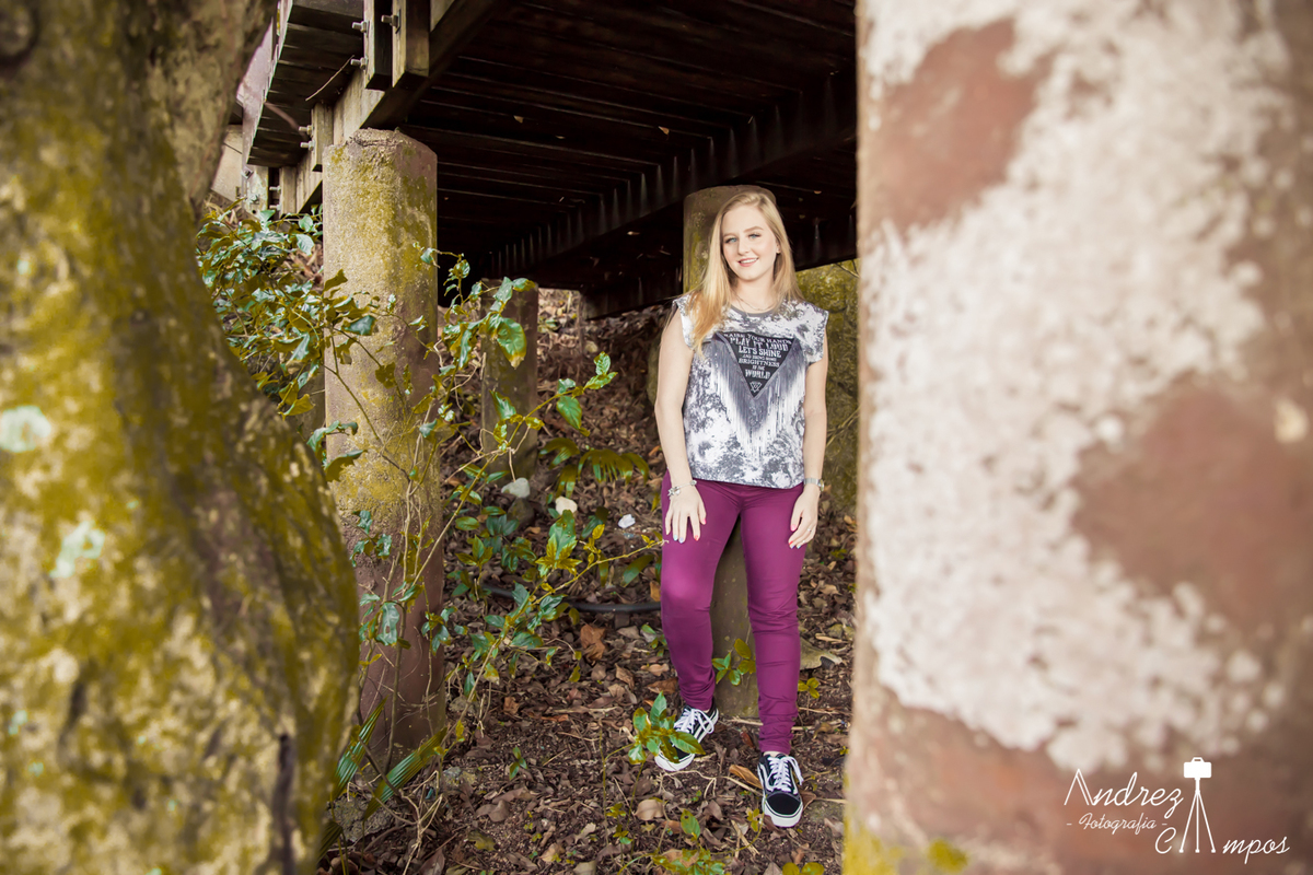ensaio feminino lugar abandonado