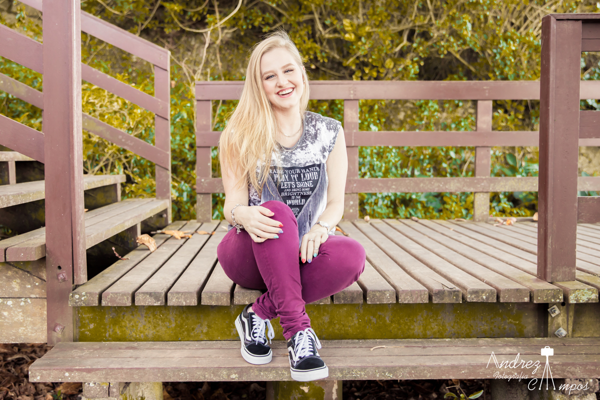 ensaio feminino escada