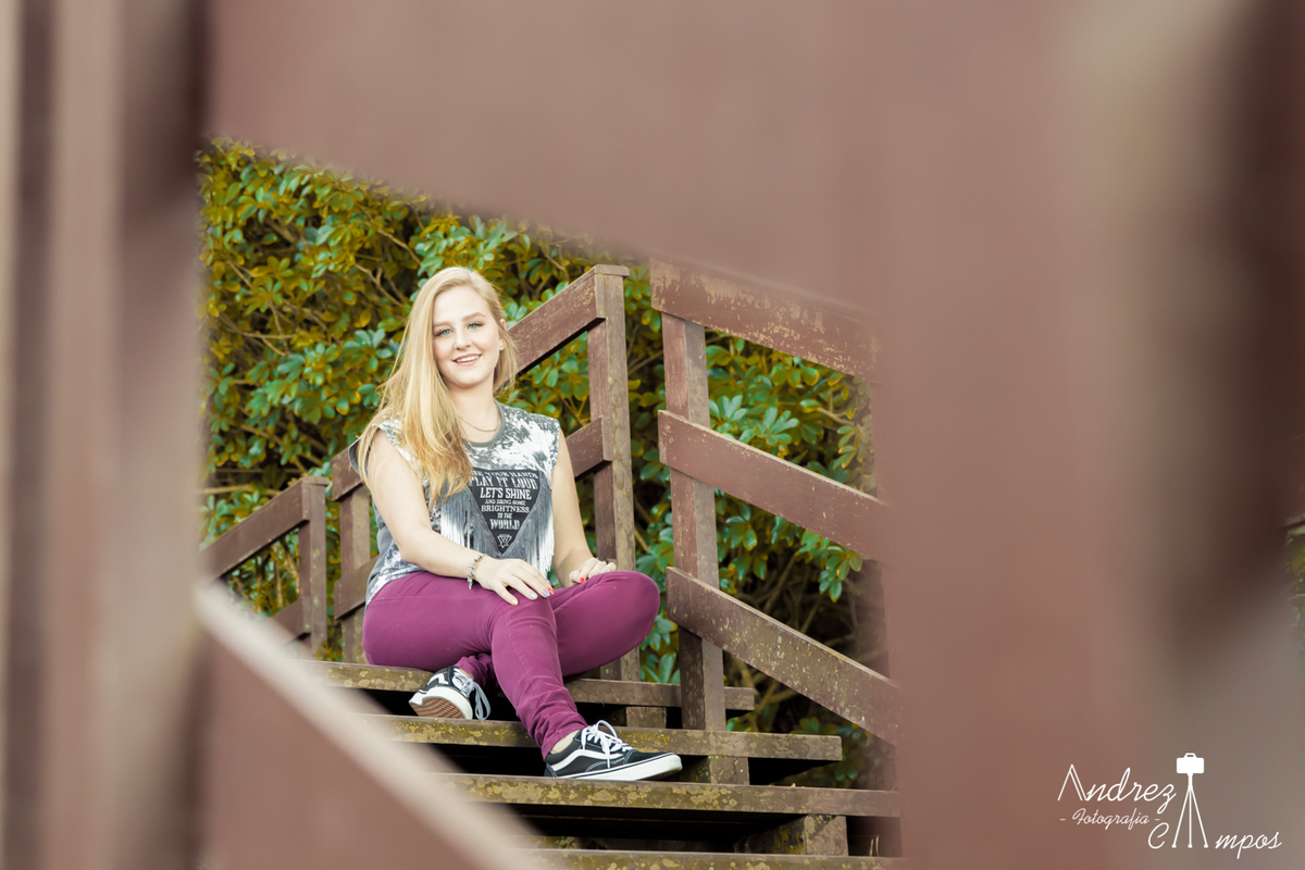 ensaio feminino escadaria