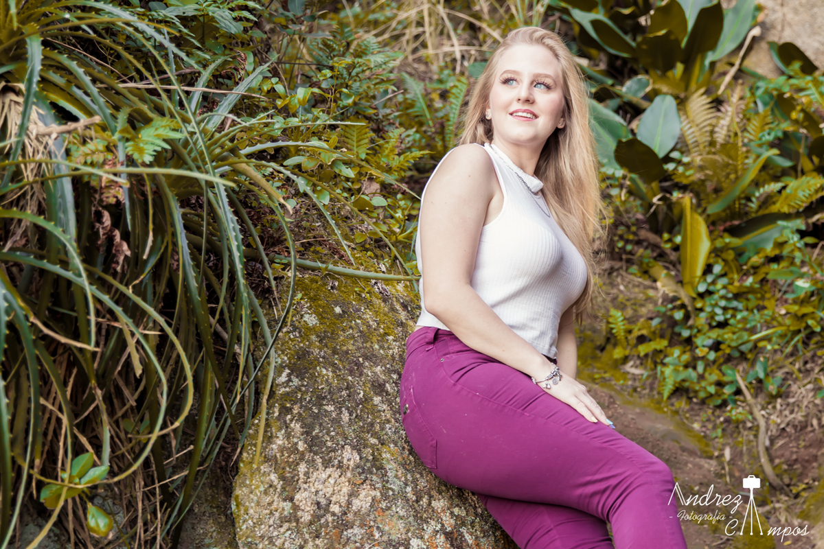 ensaio feminino natureza