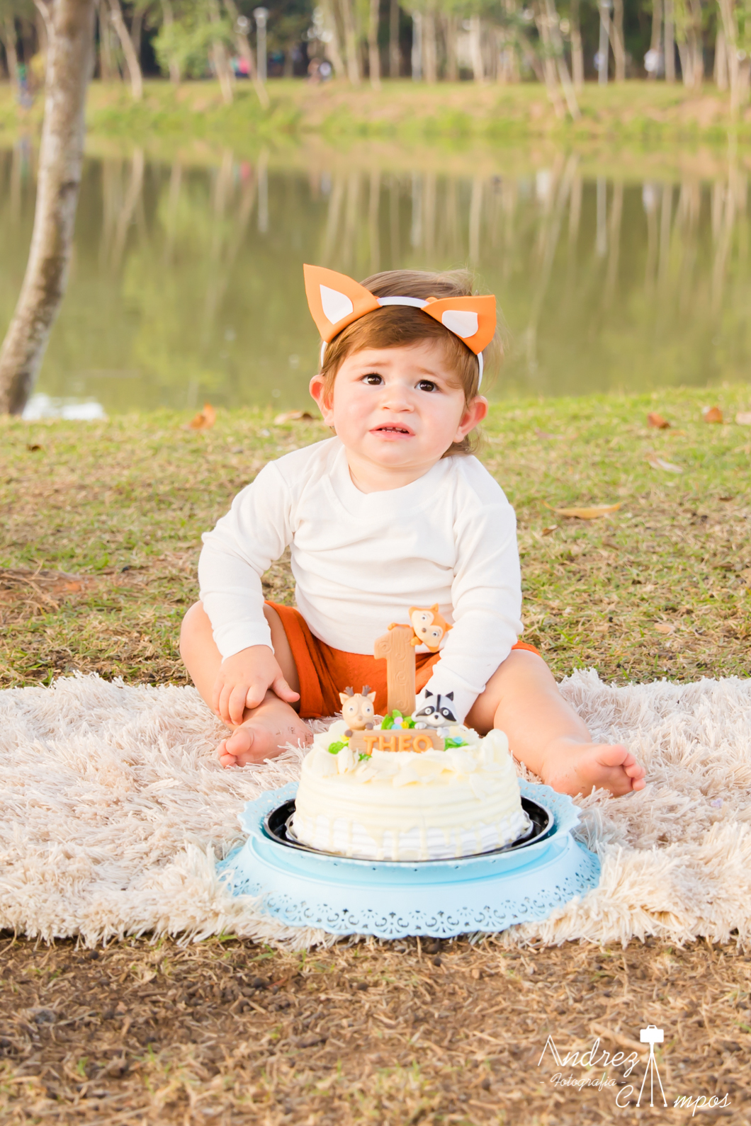 ensaio smash the cake estudio