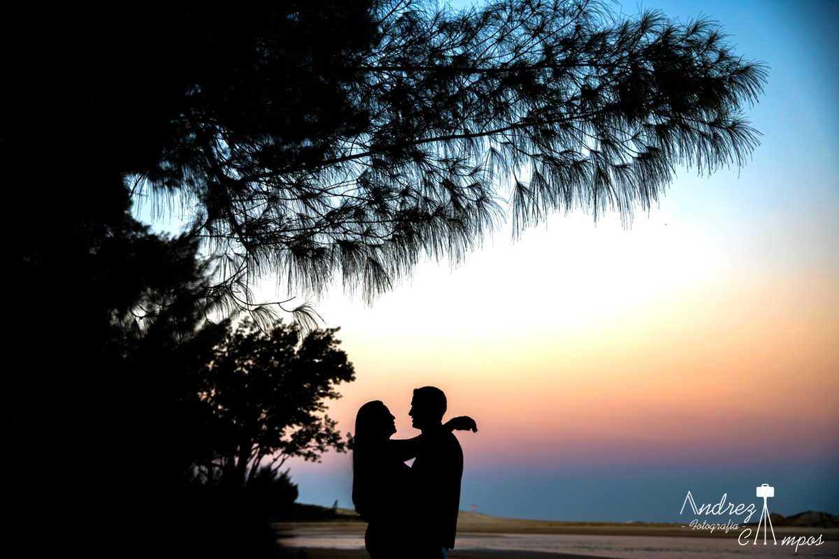 ensaio por nascer do sol praia