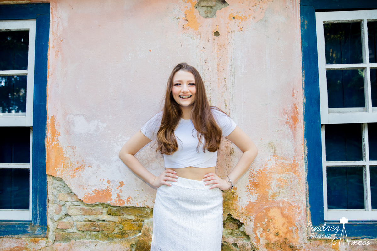 ensaio pre 15 anos divertido