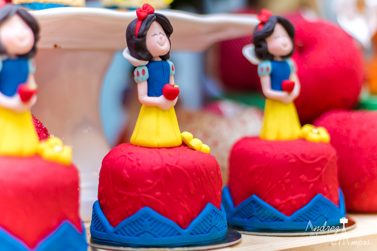 cupcake branca de neve