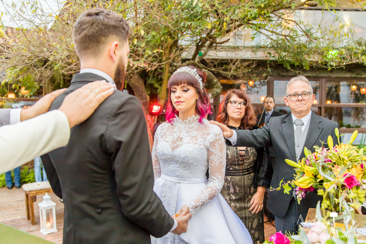 renovação de votos ao ar livre