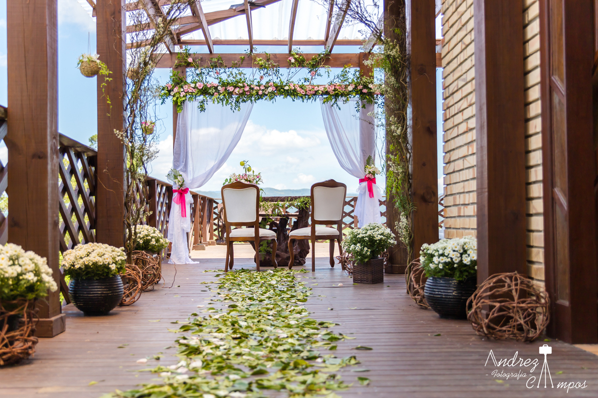 decoração casamento campo
