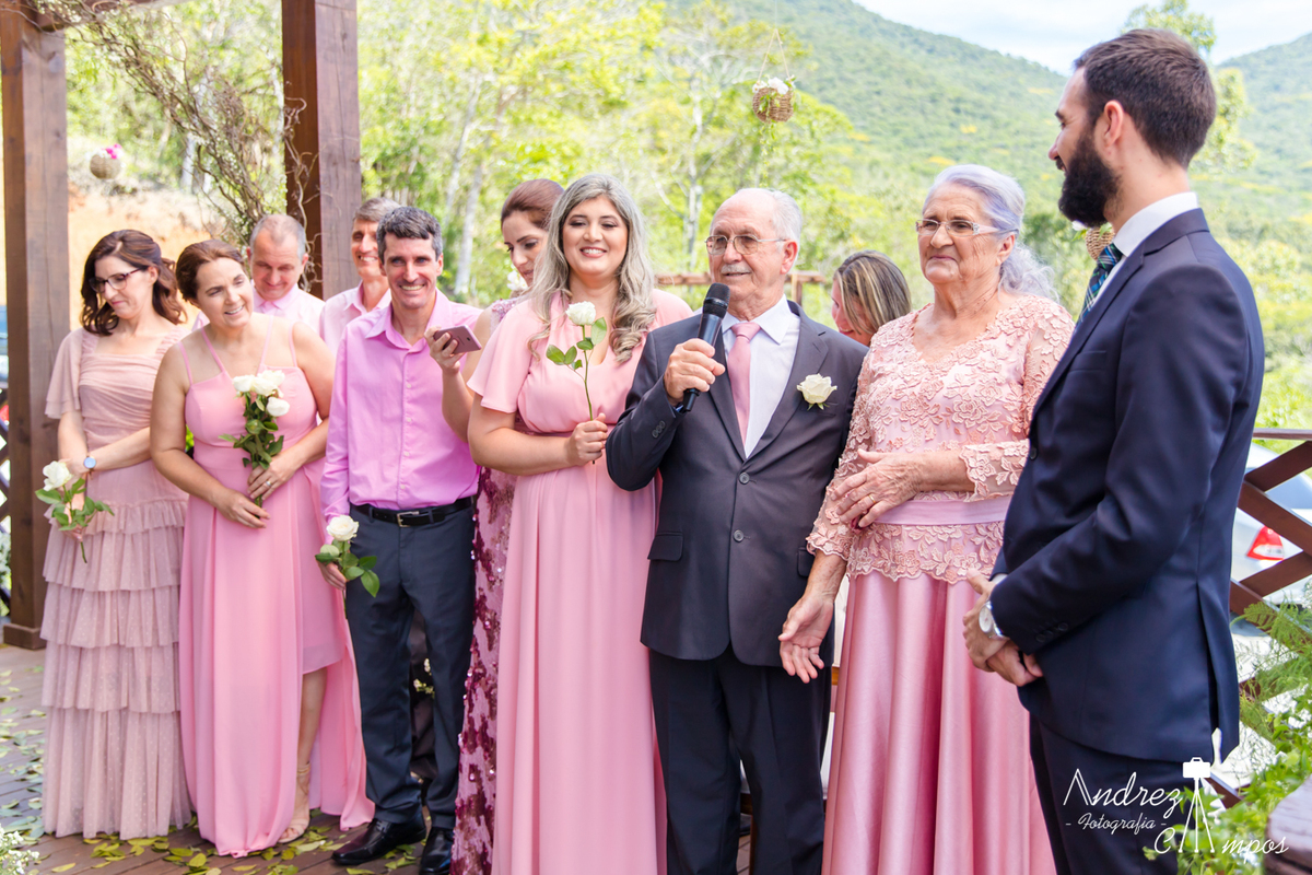 renovação de votos ao ar livre