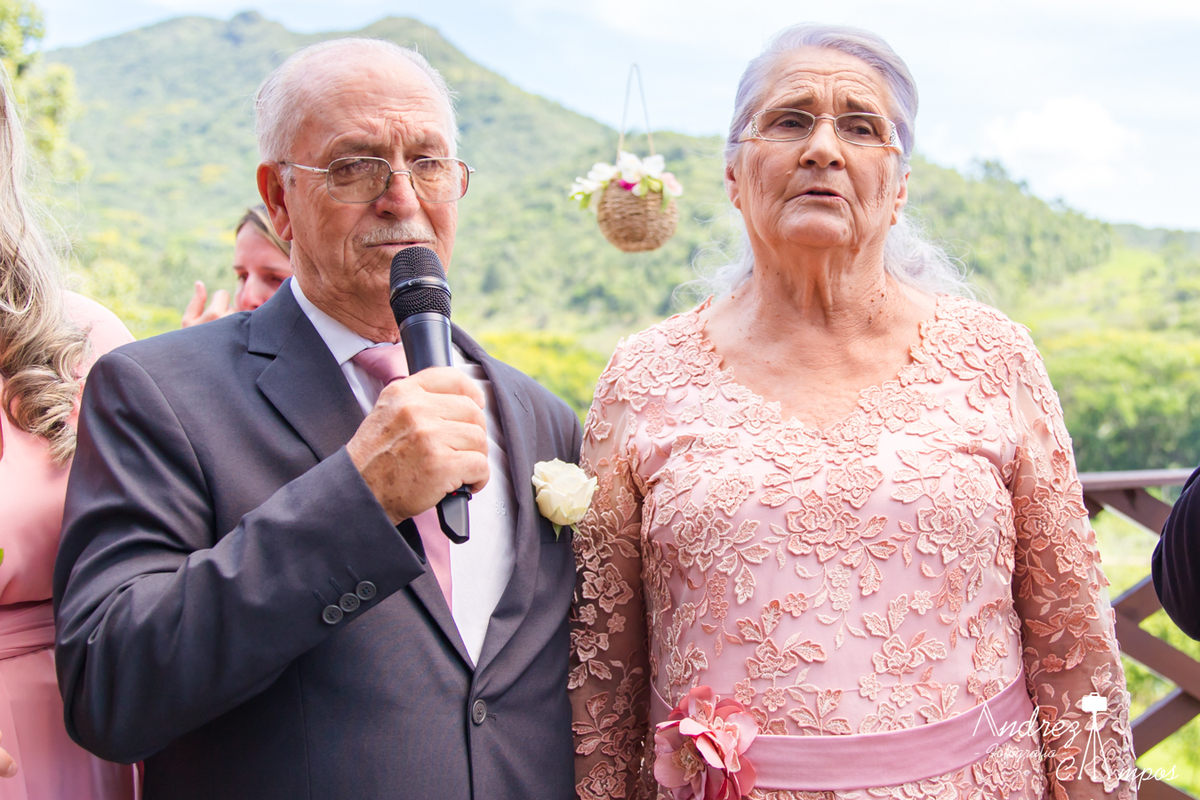 renovação de votos ao ar livre