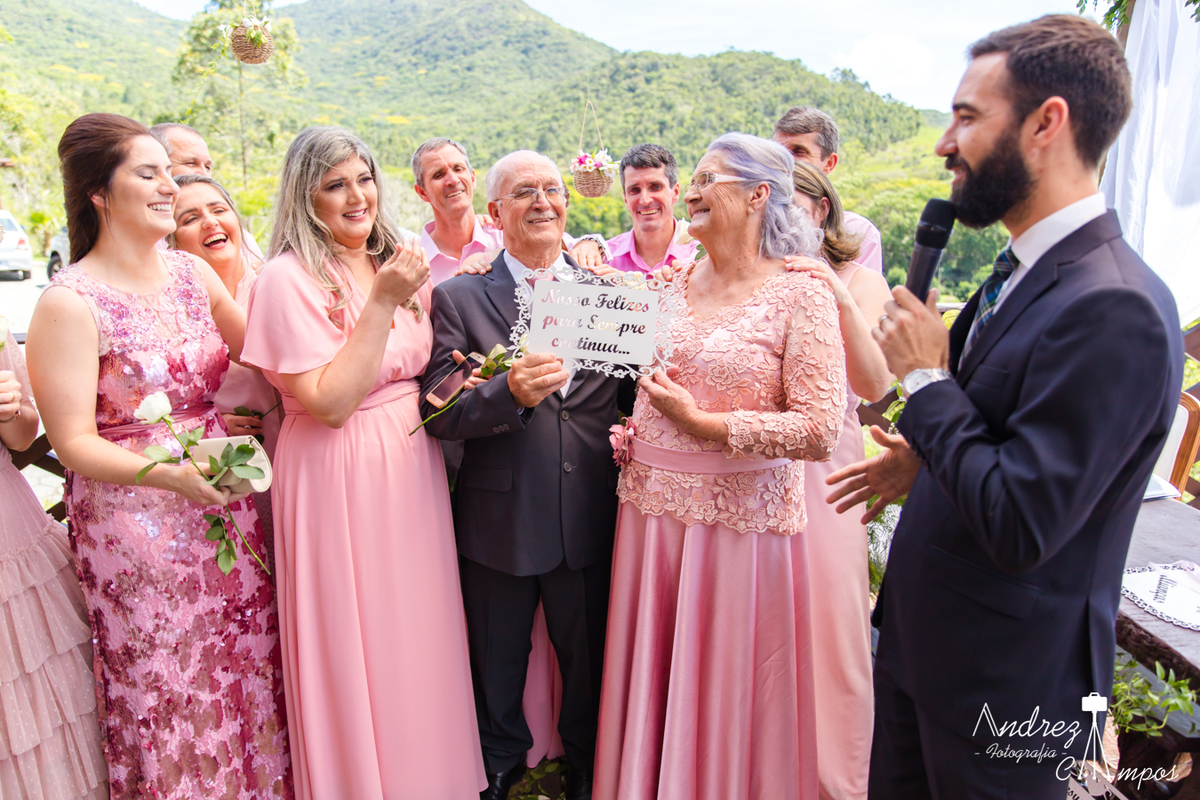 renovação de votos ao ar livre