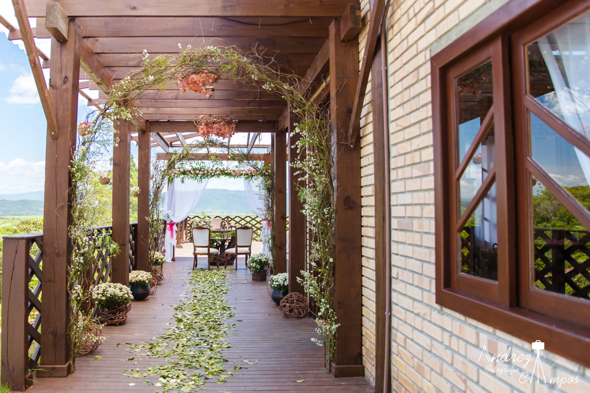 decoração casamento sitio