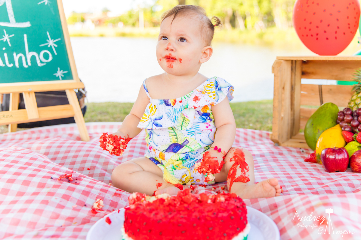 smash the cake melancia