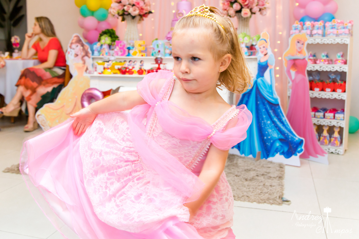 vestido princesa infantil