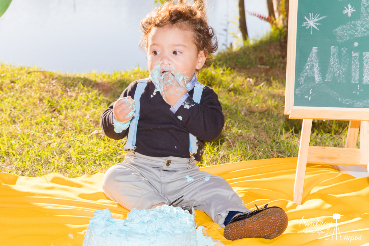 smash the cake menino