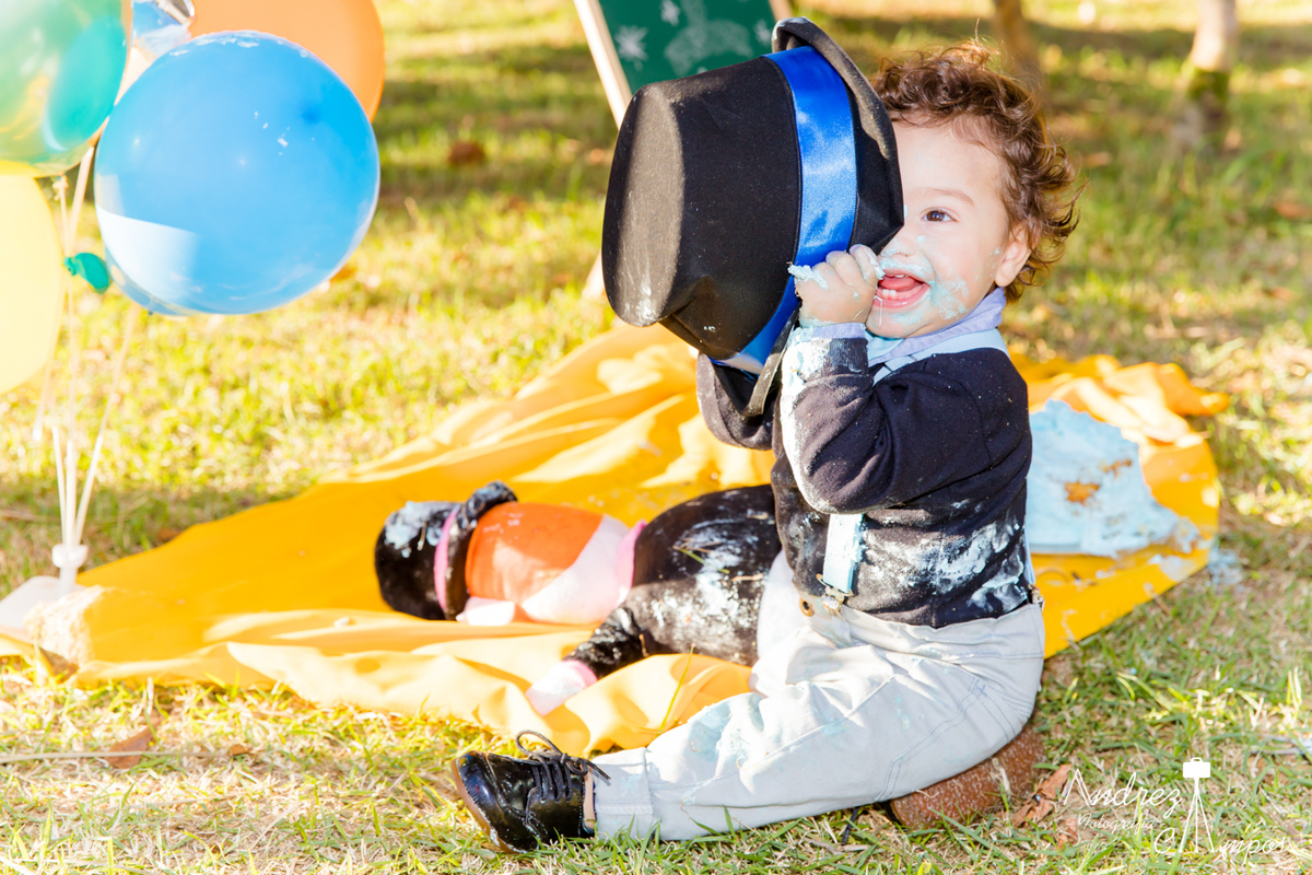 decoração smash the cake mundo bita menina