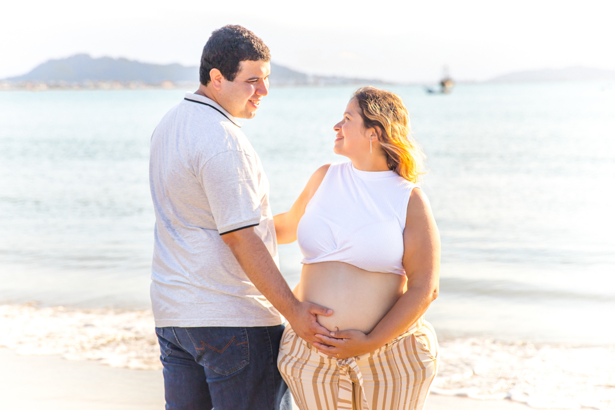 ensaio gestante praia floripa