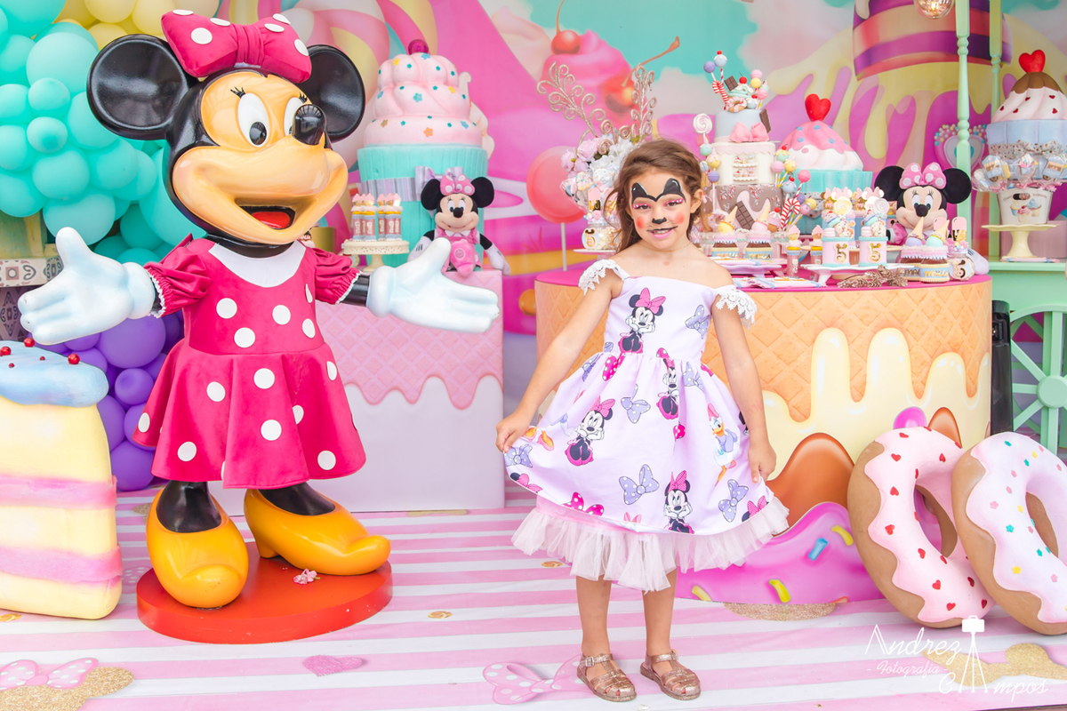 decoração minnie rosa